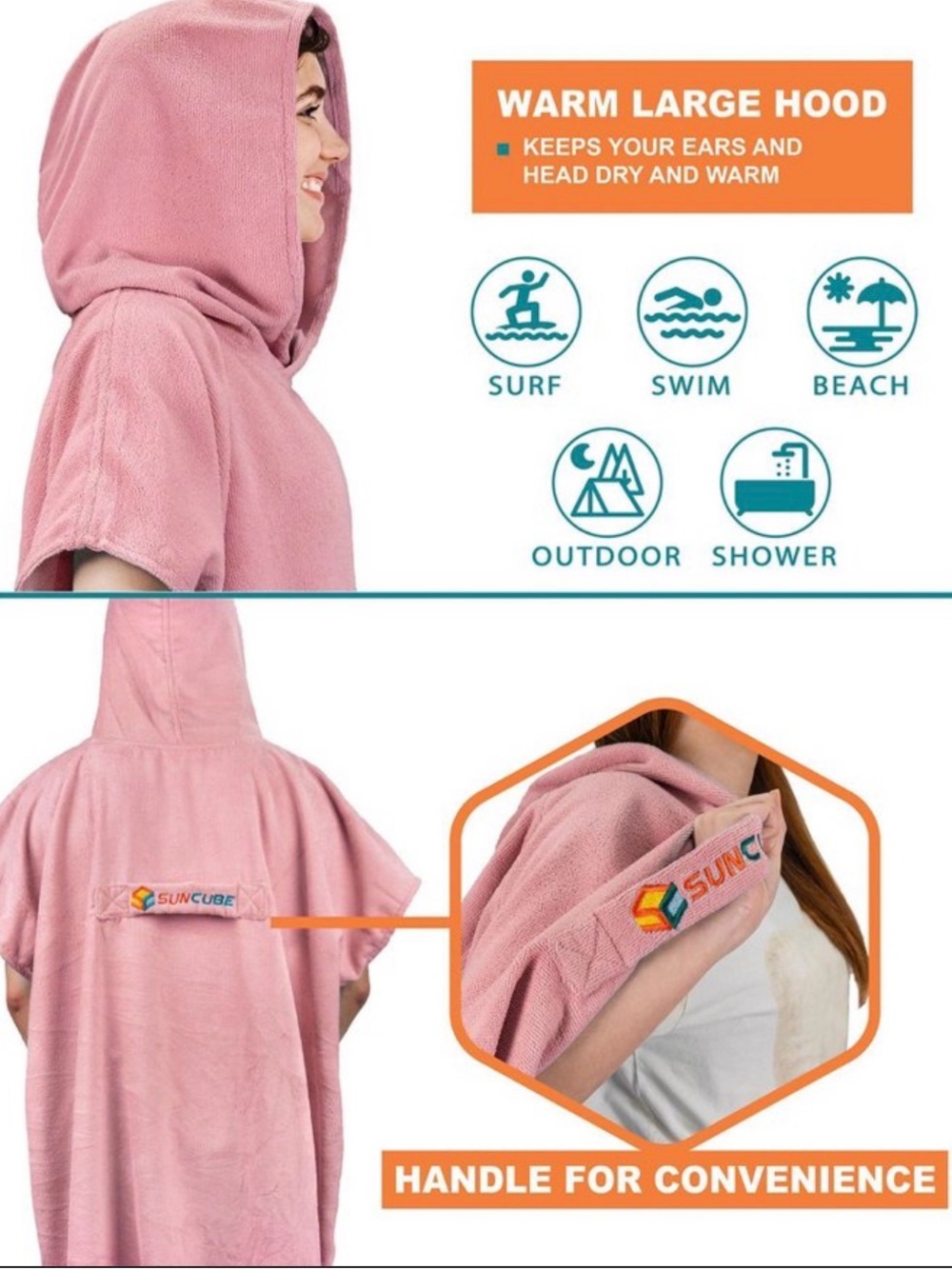 Sun Cube Beach Towel / Changing Robe - Picture 7 of 9